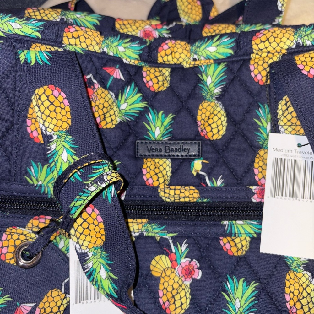 NWT Vera Bradley Toucan Party 4 pc travel set - Picture 6 of 15